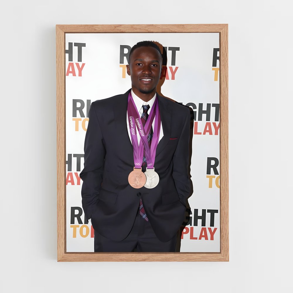 Poster L'Homme en Médailles – affiche Athlétisme (vue 4)